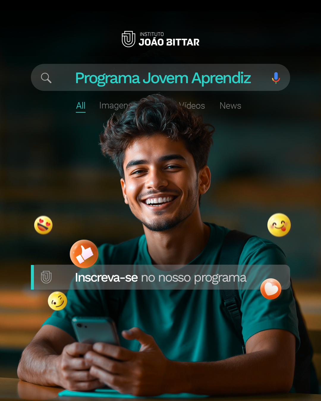 Instituto João Bittar abre vagas gratuitas para Programa Jovem Aprendiz com carteira assinada e formação profissional