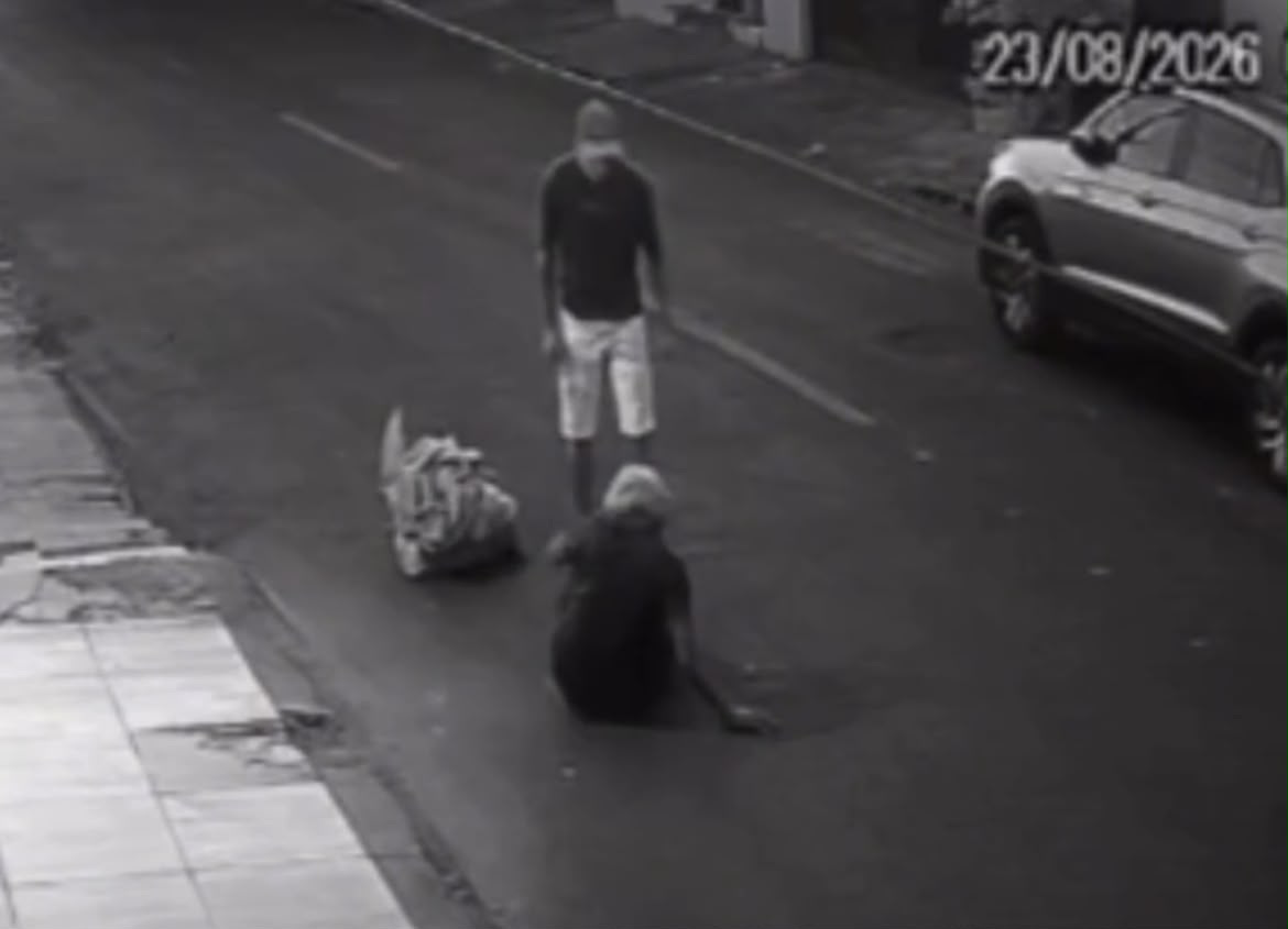 VIOLÊNCIA: homem com tornozeleira é preso suspeito de espancar idoso por cerca de 30 minutos em Goiânia
