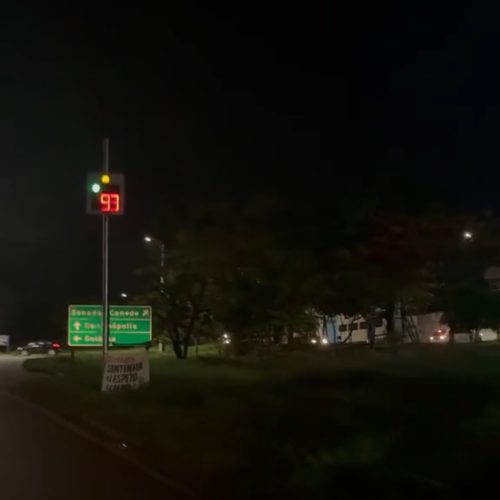 Radar na GO-010 intriga motorista após registrar velocidade acima da indicada em Senador Canedo