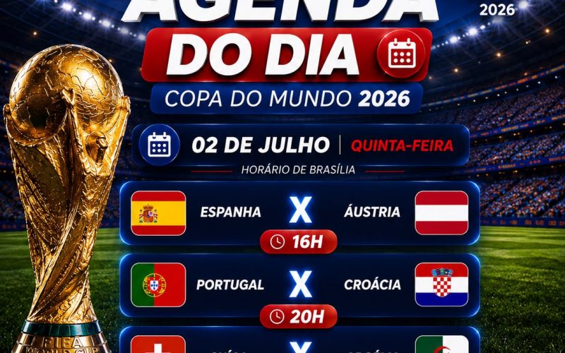 Copa do Mundo 2026 tem confrontos decisivos nesta quinta-feira (2)