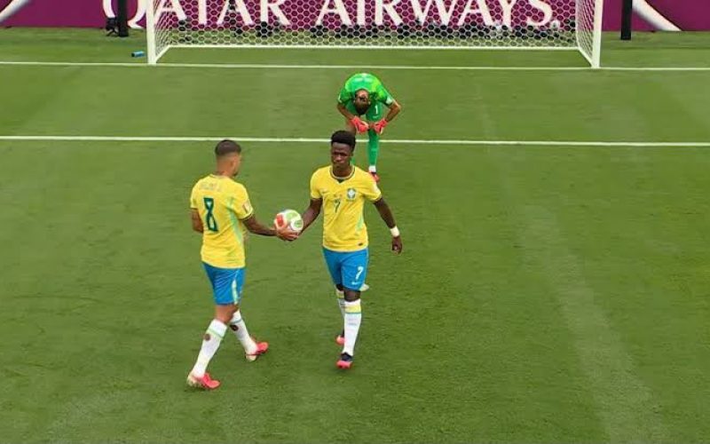 Vinícius Júnior explica por que não bateu pênalti em eliminação do Brasil na Copa