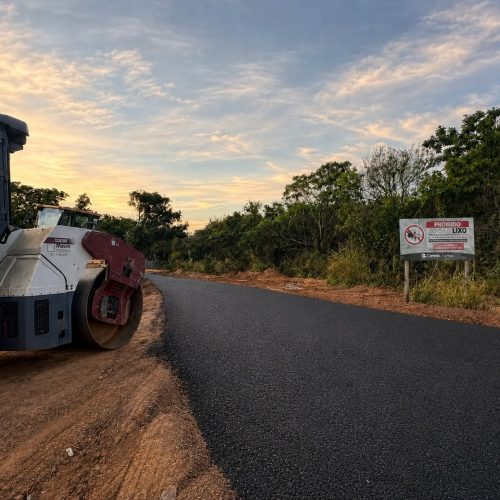 Pavimentação melhora ligação entre bairros em Senador Canedo
