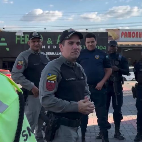 Operação integrada reforça segurança durante o fim de semana em Senador Canedo