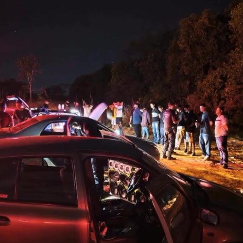 Festa clandestina com som automotivo é encerrada por força-tarefa em Senador Canedo